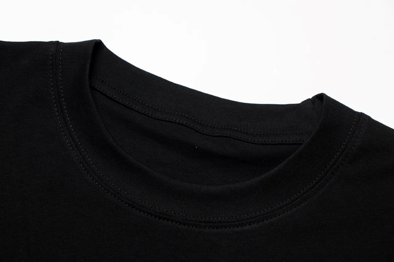 P150 Chrome Hearts Chrome Hearts Sanskrit Horseshoe Cross Short Sleeve Size: SMLXL Color: Black Apricot